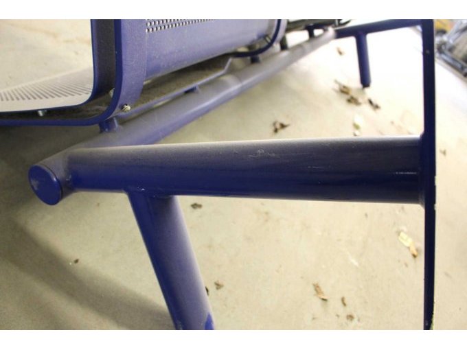 Unterrohr mit Stützfuss und Wandhalterung