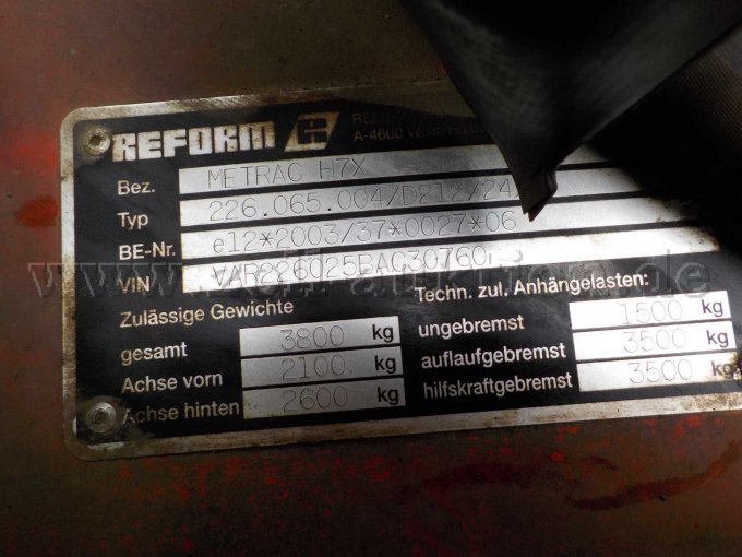 Detailbild Typenschild