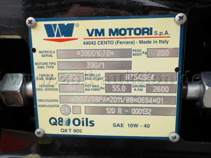 Detailbild Typenschild