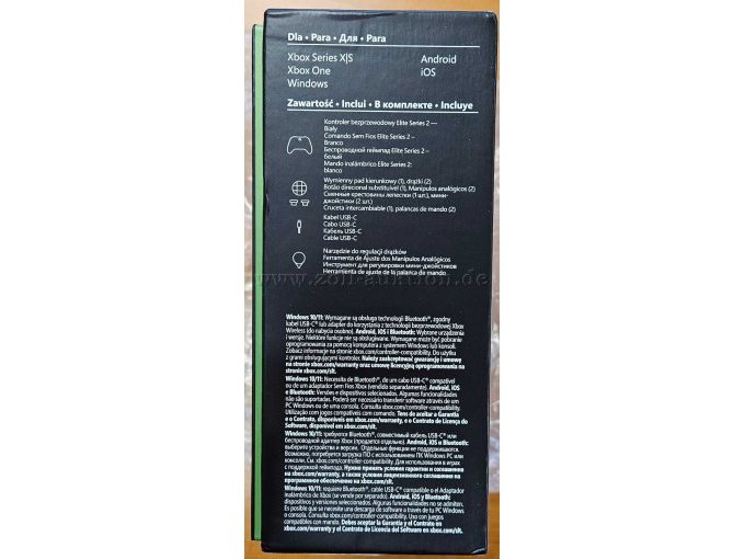 Seite Originalverpackung