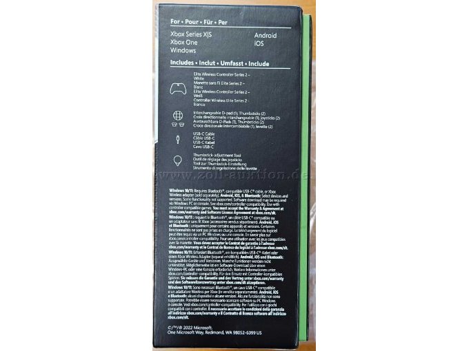 Seite Originalverpackung