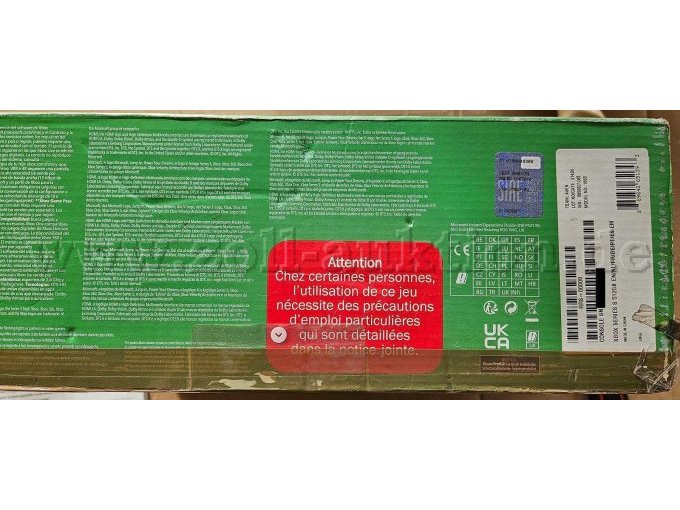 Originalverpackung Unterseite