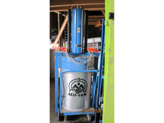 1 Mil-tek afvalpers VAP 200 l + hefmechanisme – foto 2 – kavel bij Zoll-Auktion, Schömberg