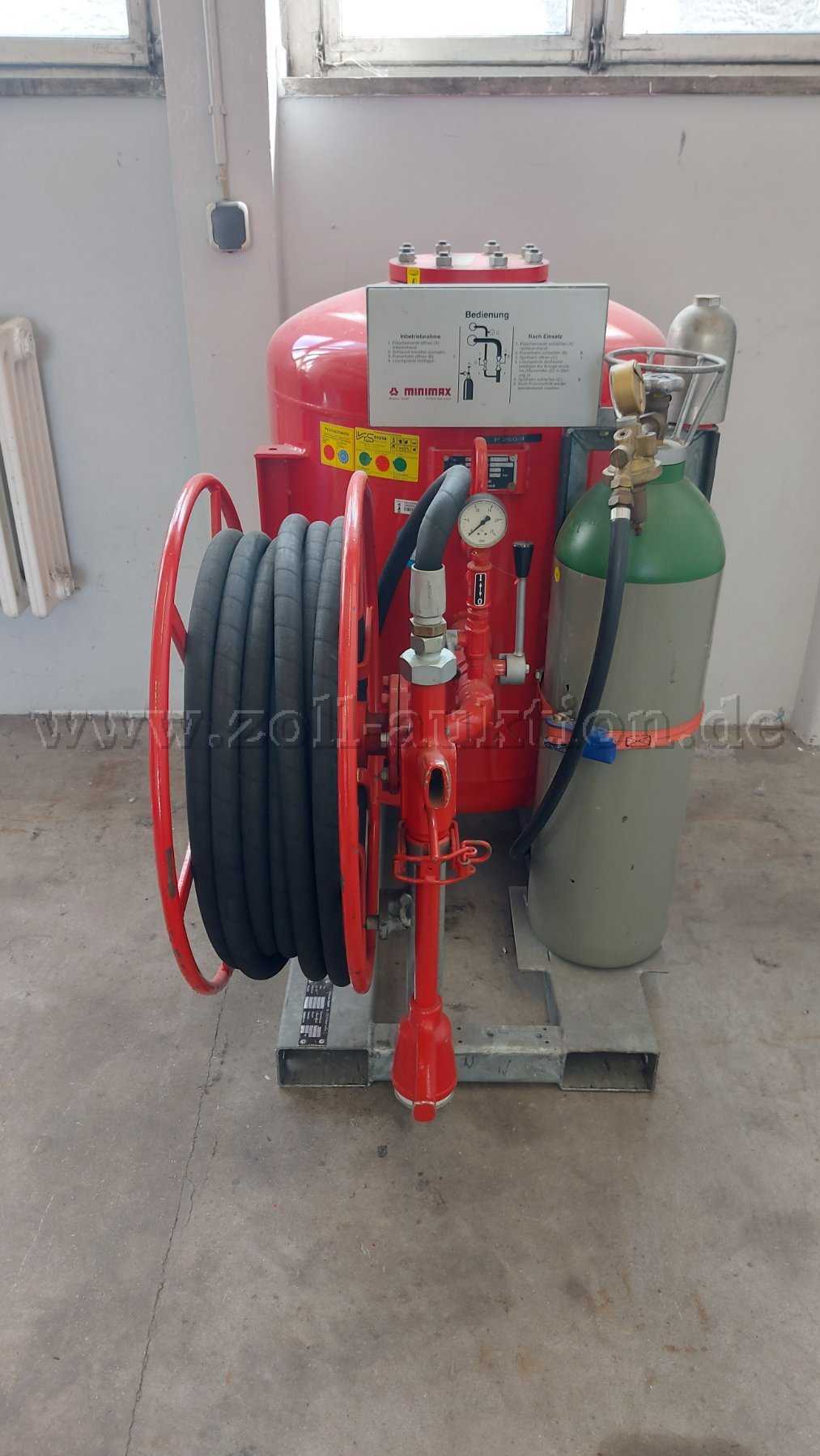 1 instalacja gaśnicza proszkowa Minimax P250 BC