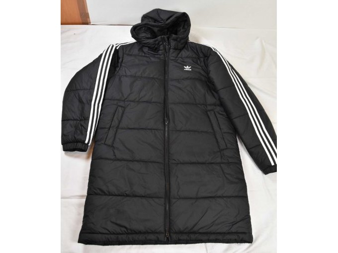 1 schwarzer Mantel „Adidas“