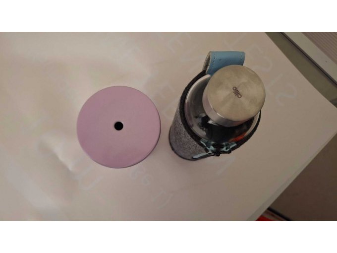 Trinkbecher, Glasflasche