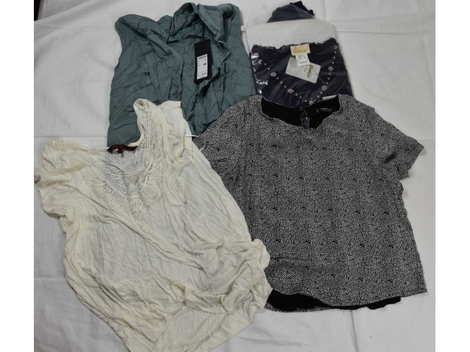 3 Blusen & 1 Shirt der Marken "Mango", "Tom Tailer", "Zero" & "Gattina"