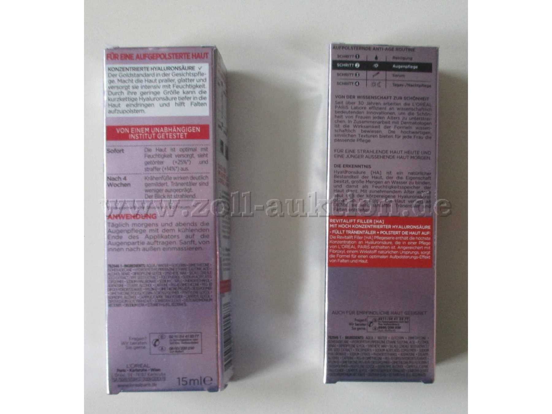 Revitalift Filler Rückseite