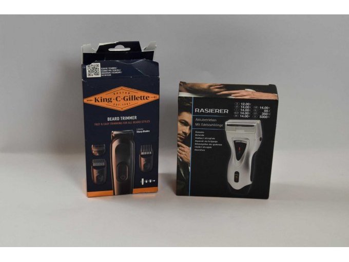 1 Rasierer „Woolworth“ & 1 Barttrimmer „ Gilette“