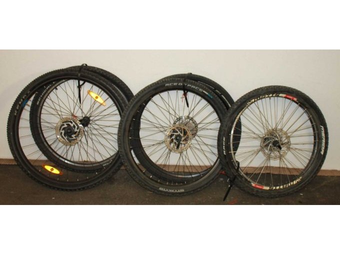 6 der 18 Fahrradräder