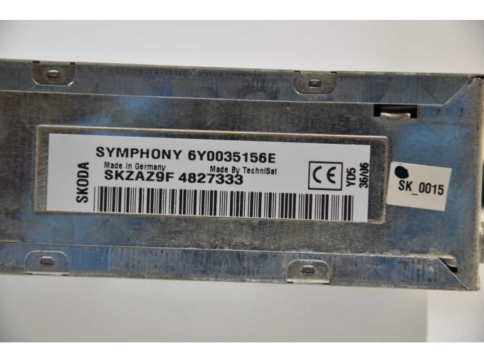 Sicht auf das Typenschild