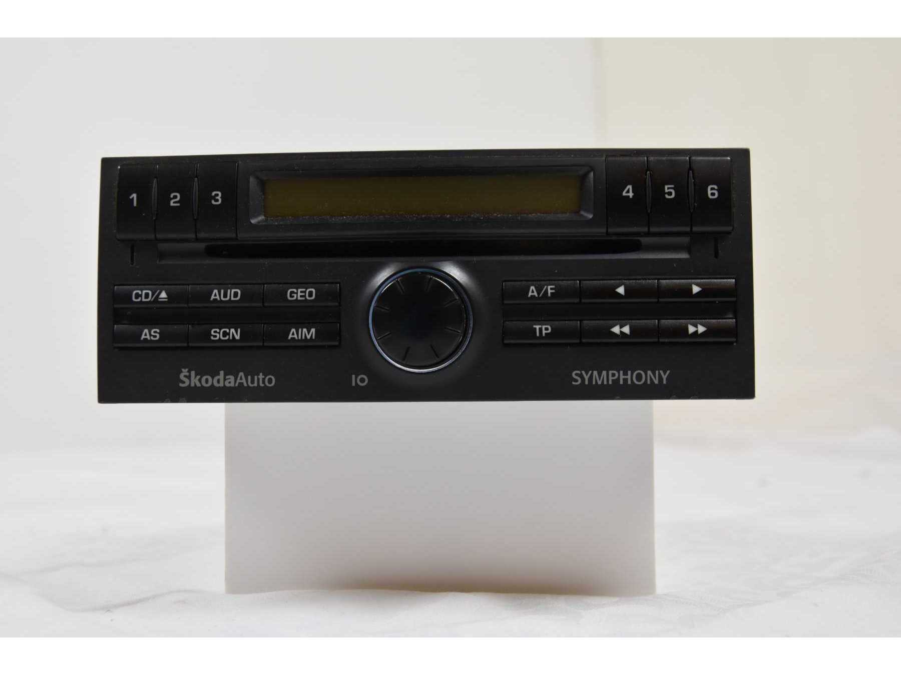 1 Autoradio „Skoda Auto“ Symphony 6Y0035156E