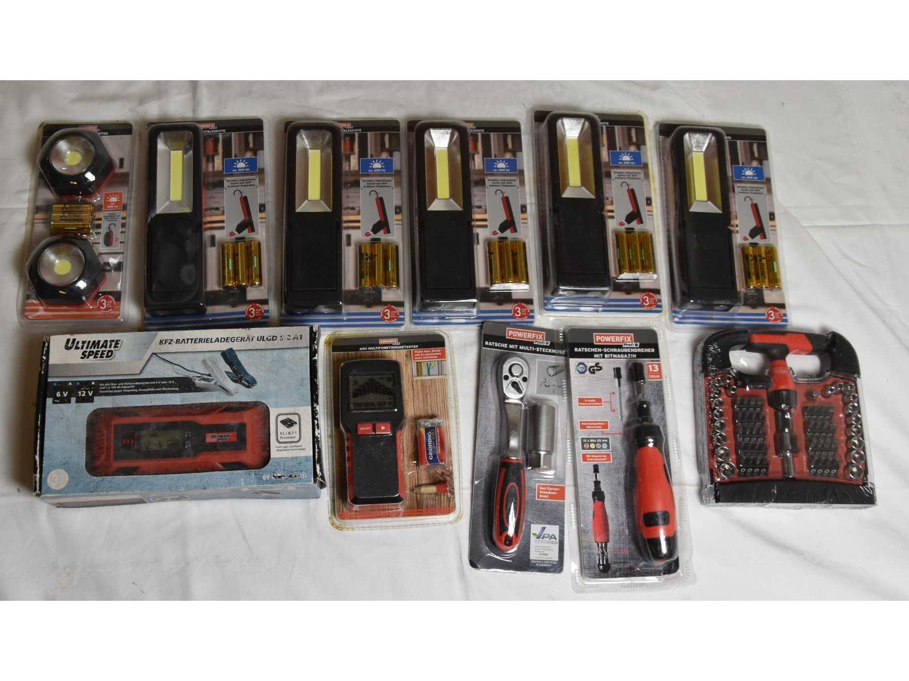 1 Mischposten Werkzeuge 12-teilig der Marke "Powerfix" u.w.