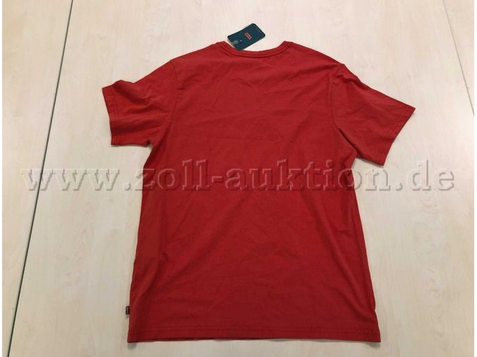 Rotes T-Shirt von Levis, Größe S. Rückenansicht