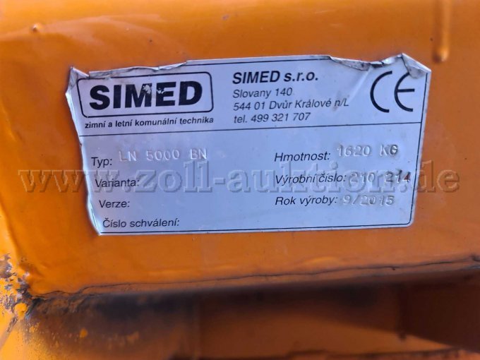 Typenschild Press-Aufbau