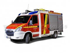 Mittleres Löschfahrzeug Gesamtansicht