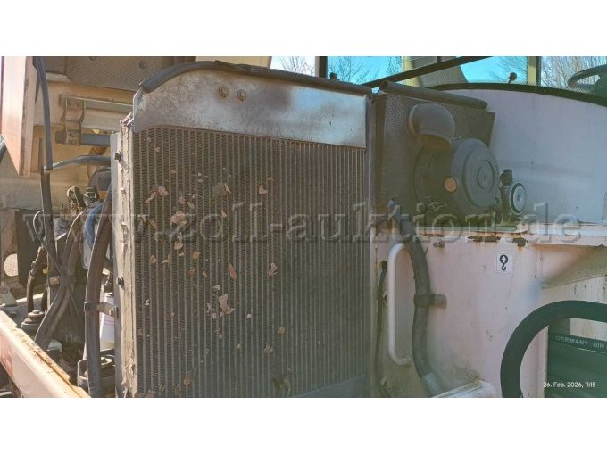 Ansicht von hinten auf den Kühler