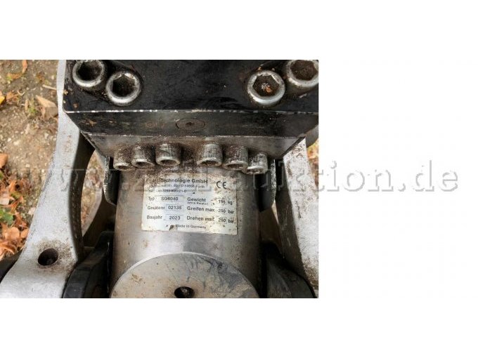 Detailaufnahme-hydraulischer Anschlussblock