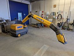 Übersichtaufnahme mit ausgelegtem Saugarm