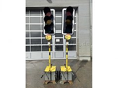 Mobile Baustellenampel Nissen, von vorne