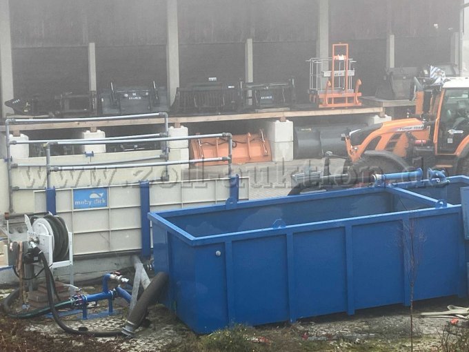 MobyDick Waschstation von oben