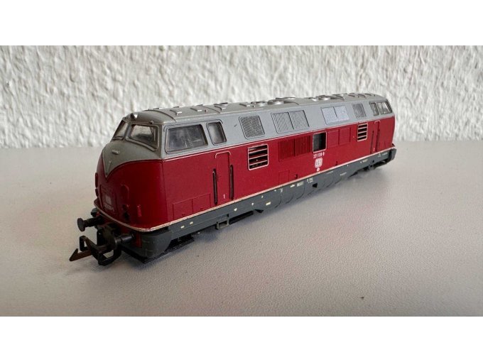 1 modeltrein-diesellocomotief BR 221 van de DB, schaal 1:120 / spoorbreedte 12 mm (tweedehands) – foto 4 – kavel bij Zoll-Auktion, Löbau