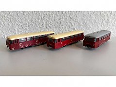 1 Triebwagen mit 2 Beiwagen - Ansicht