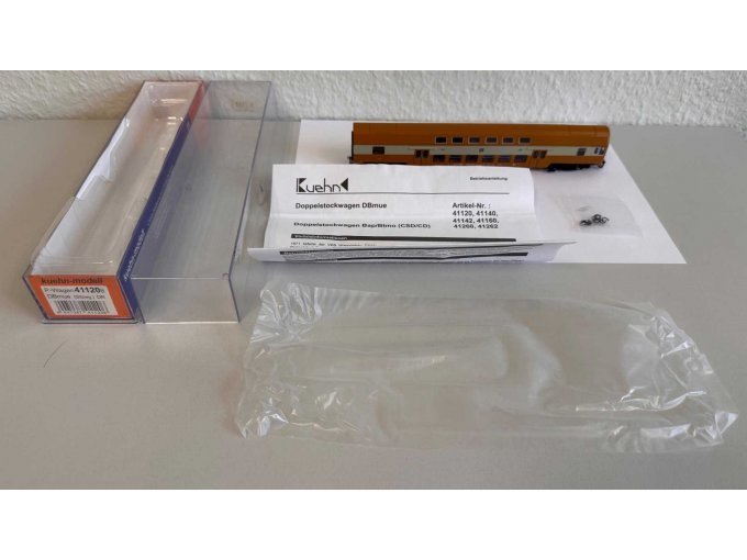 TT Doppelstock Wagon mit Anleitung und Verpackung