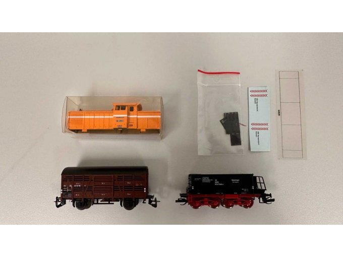 Wagon- und Gehäuse Set 3-teilig mit Zurüstset
