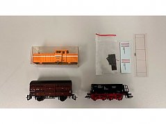 Wagon- und Gehäuse Set 3-teilig mit Zurüstset
