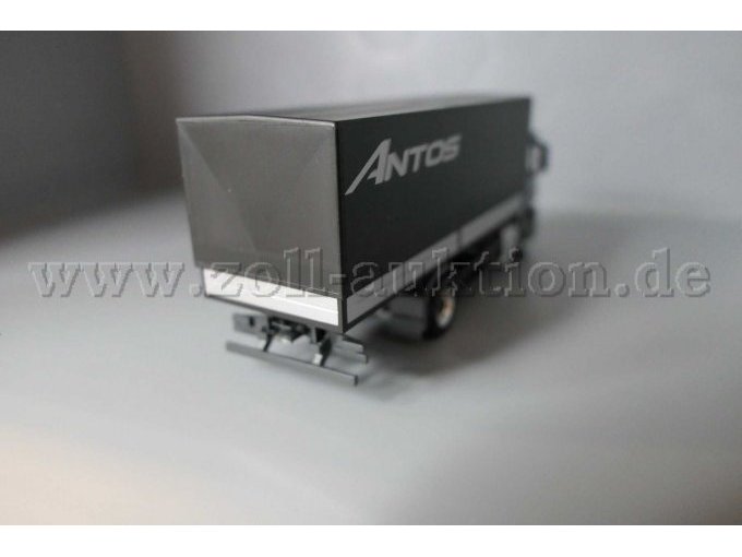 Herpa MB Antos 2542 schwarz-silber Ansicht von hinten