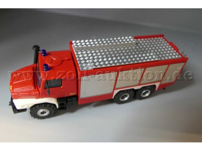 Herpa MB Zetros 6x6 Feuerwehr, 1:87 Ansicht von oben