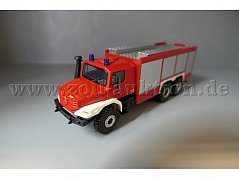 Herpa MB Zetros 6x6 Feuerwehr, 1:87 Ansicht von vorne links