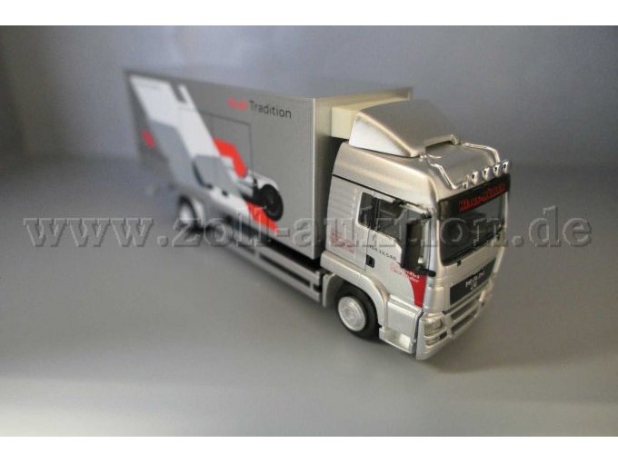 Herpa Truck Audi Tradition MAN A5-5213, 1:87 Ansicht von vorne rechts