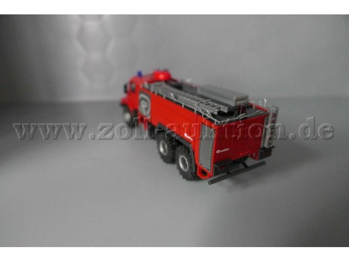 Modellfahrzeug von Herpa, Mercedes Benz Cursor 5010 Zetros 6x6 Ziegler, 1:87 Ansicht von hinten