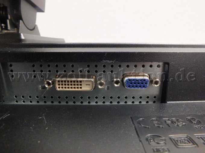 Anschlüsse des Monitor