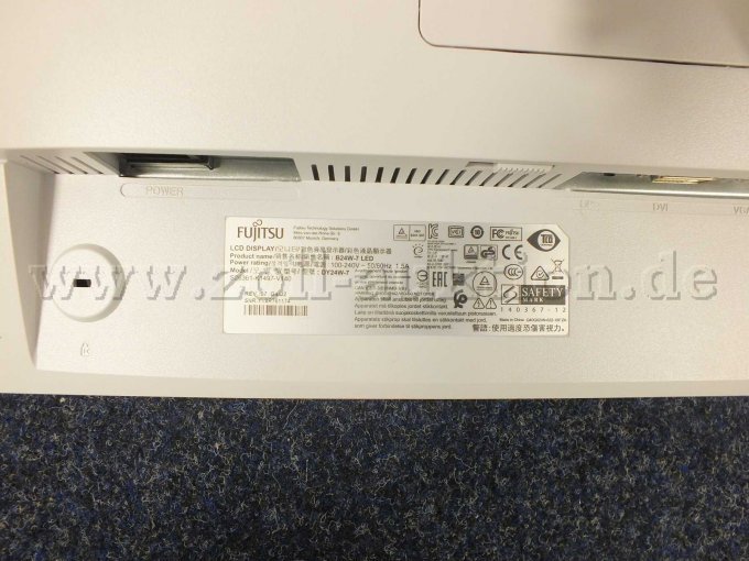 1 Fujitsu B24W-7 LED-monitor, 24 inch (60,9 cm) – foto 7 – kavel bij Zoll-Auktion, Paderborn