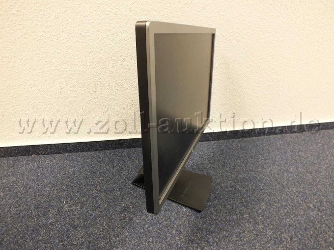 Seitenansicht des Monitors von links.
