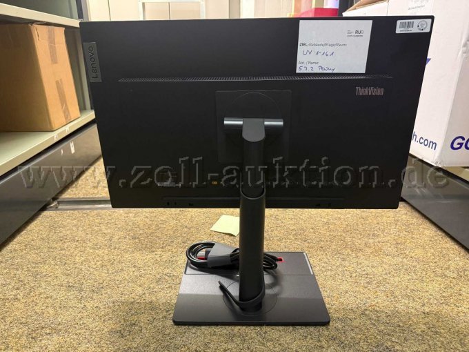 1 Monitor, Lenovo, ThinkVision T24m-29, 23,8 Zoll – foto 2 – kavel bij Zoll-Auktion, Bochum