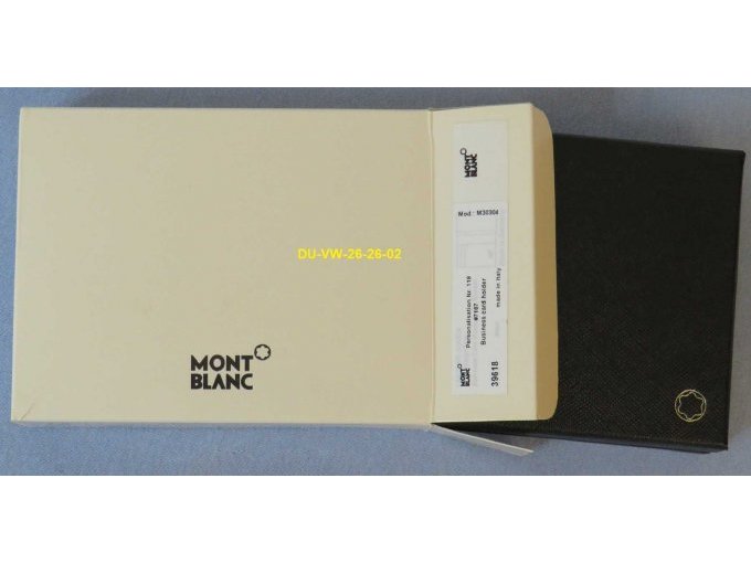 Montblanc Umverpackung mit Box