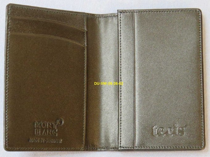 Montblanc Kartenorganizer mit Firmenlogo "tecis" (siehe auch Bemerkungen)