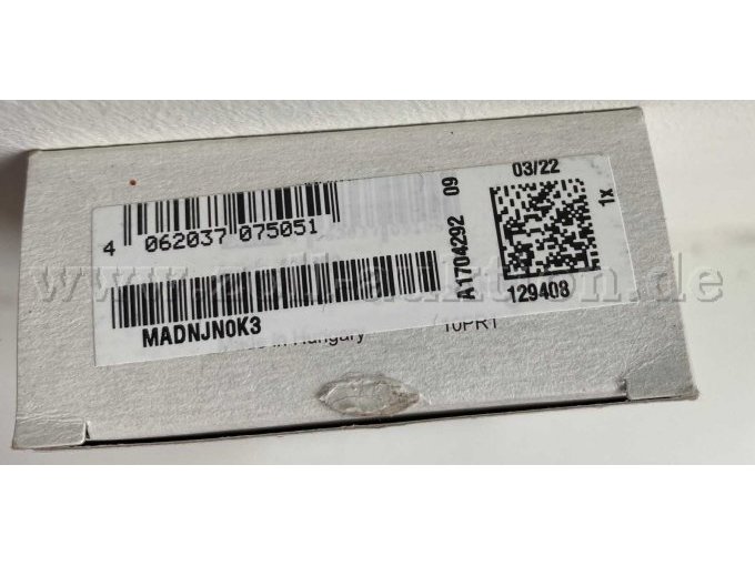 Originalkarton Seriennummer