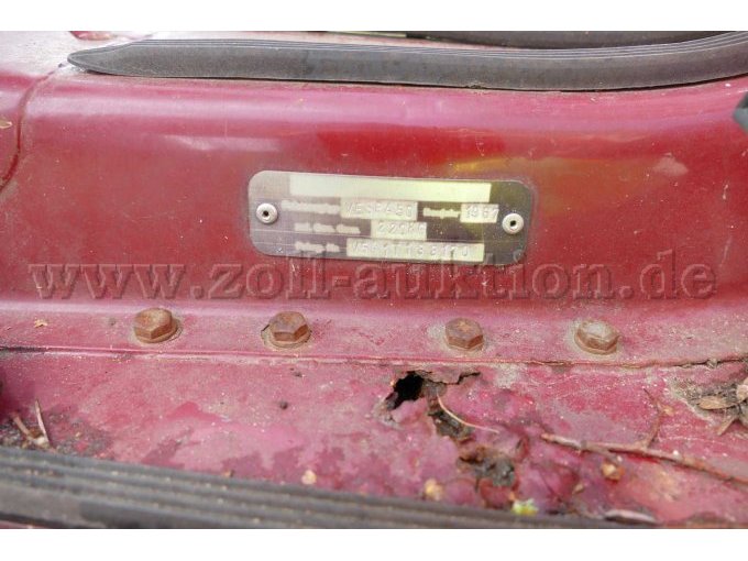 1 Moped Piaggio Vespa 50 Baujahr 1967 / Bastlerfahrzeug – foto 12 – kavel bij Zoll-Auktion, Wandlitz