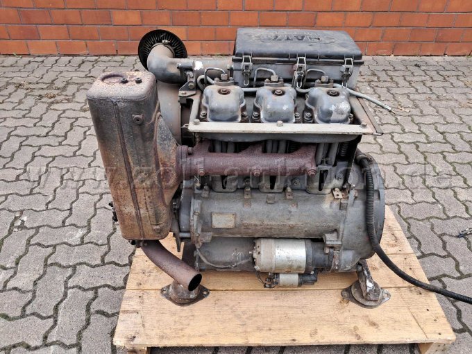1 Motor Hatz 3M41 defekt, Bastlerobjekt – kavel bij Zoll-Auktion, Mellinghausen