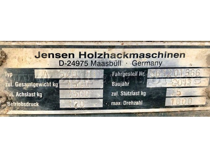 Typschild Maschine
