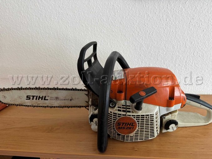 1 Motorkettensäge Stihl MS261 als defekt für Bastler oder zur Ersatzteilgewinnung – kavel bij Zoll-Auktion, Meppen