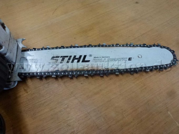 Schwert der Motorkettensäge