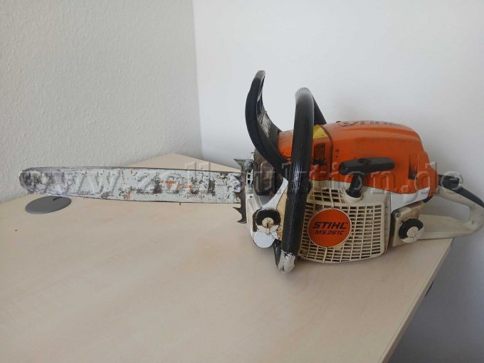Stihl MS 261C linke Seite