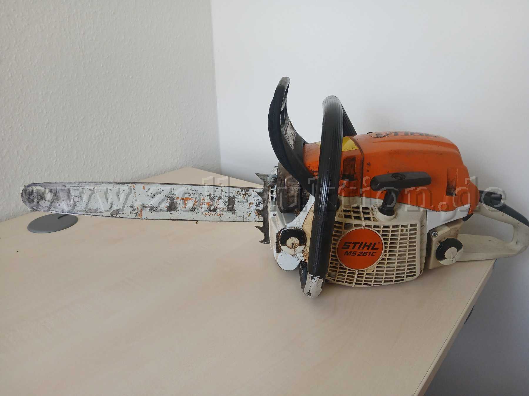 Stihl MS 261C linke Seite
