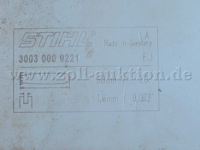 Dimensionierung
Führungsschiene